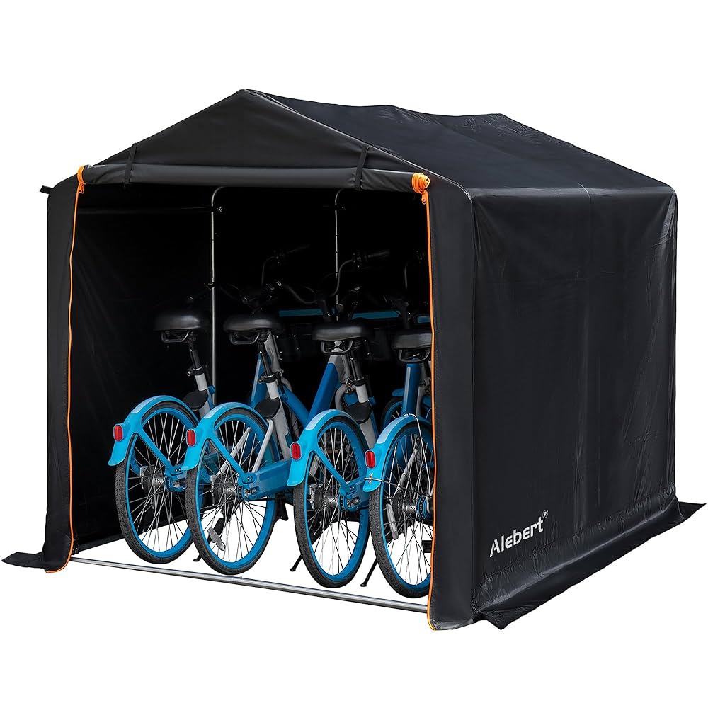 自転車用テント ヤフー1位 自転車置き場 サイクルポート 家庭用 1台〜2台用 UV
